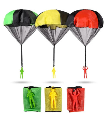 [D] Jouets de parachute créatifs et amusants pour lancer à la main, activités de plein air, jeu