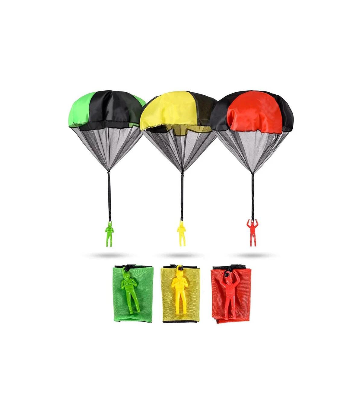 [D] Jouets de parachute créatifs et amusants pour lancer à la main, activités de plein air, jeu