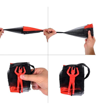 [S] Jouets de parachute créatifs et amusants pour lancer à la main, activités de plein air, jeu