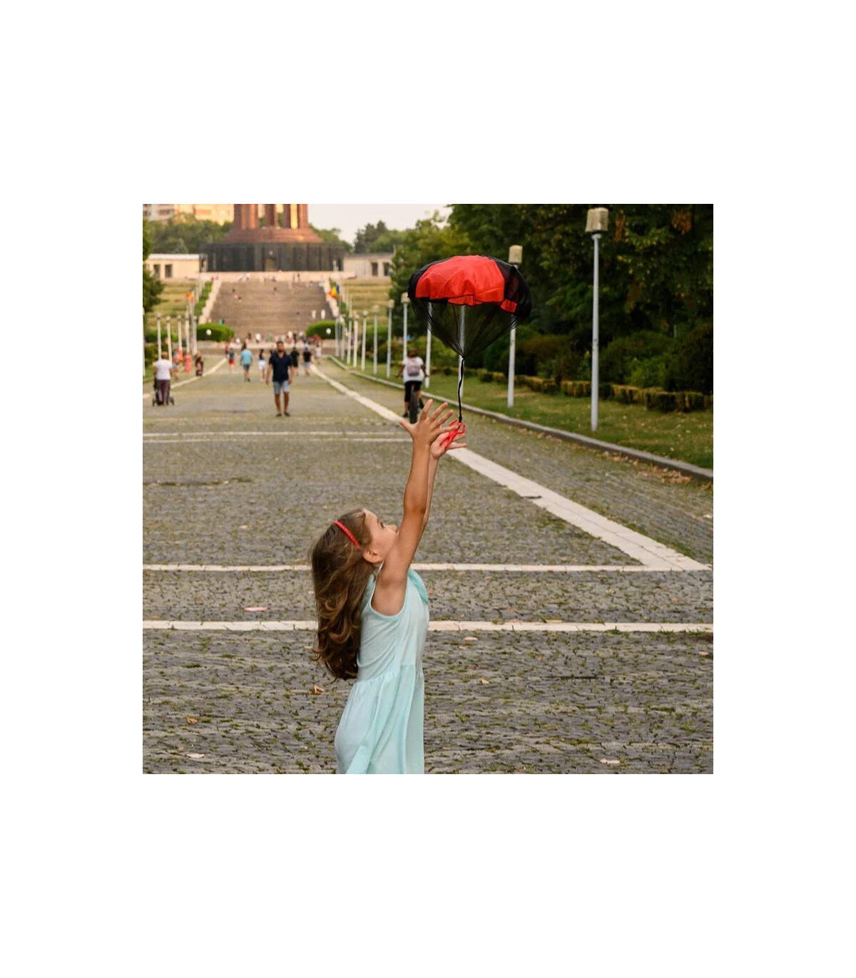 [G] Jouets de parachute créatifs et amusants pour lancer à la main, activités de plein air, jeu