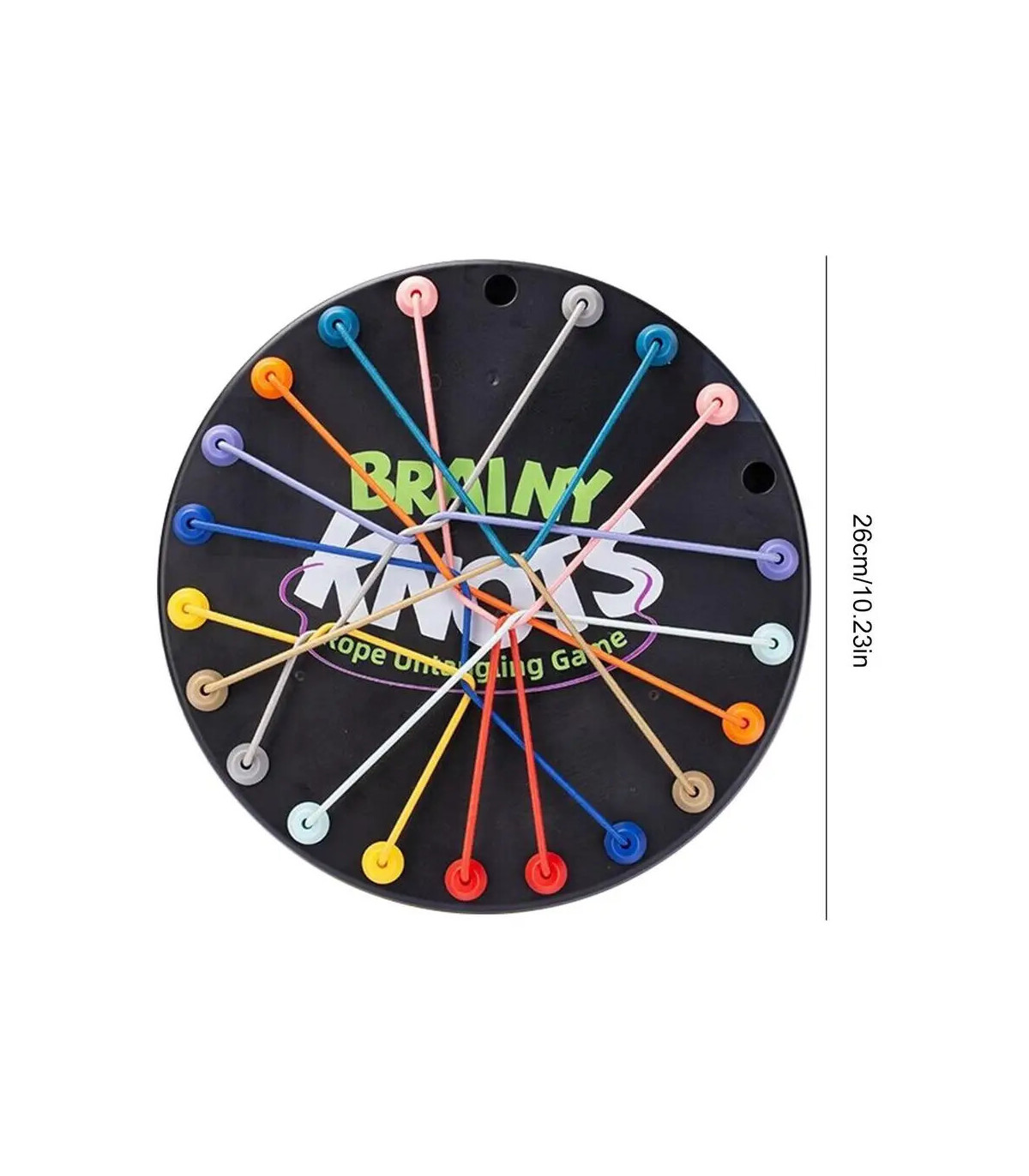 [As shown] Jouets éducatifs de défi de resserrement de corde, nœuds de corde pour enfants, jeu 