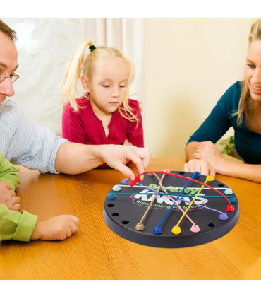 [As shown] Jouets éducatifs de défi de resserrement de corde, nœuds de corde pour enfants, jeu 