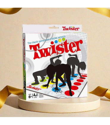 [BLANC] Jeu de fête en famille, jeux Twister, jouets d\'intérieur et d\'extérieur, jeu de torsion