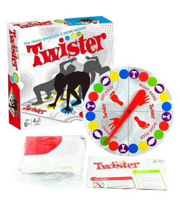 [Multicolore] Jeu de fête en famille, jeux Twister, jouets d\'intérieur et d\'extérieur, jeu de t
