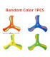 [1Pcs random] Jouet Boomerang doux pour enfants, croix à trois feuilles, disque volant en plein