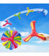 [1Pcs random] Jouet Boomerang doux pour enfants, croix à trois feuilles, disque volant en plein