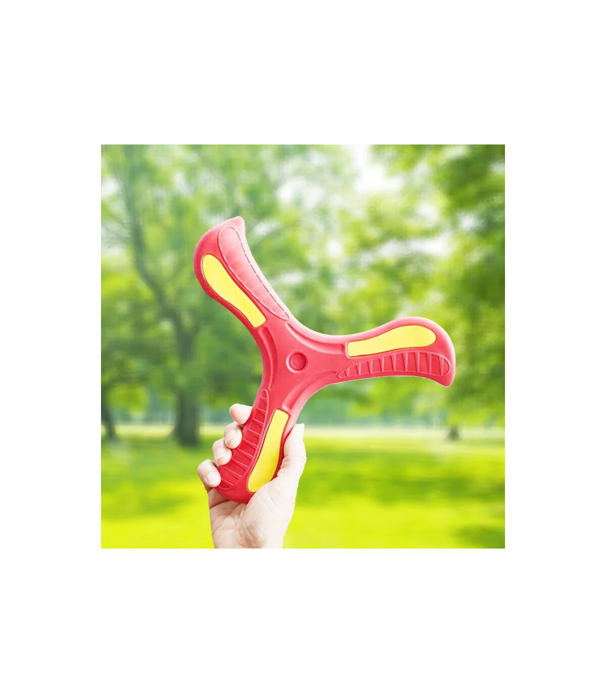 [1Pcs random] Jouet Boomerang doux pour enfants, croix à trois feuilles, disque volant en plein