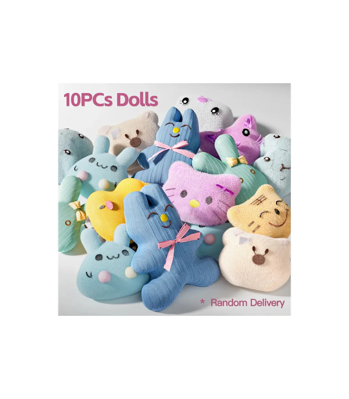 [10PCs Dolls] Machine à griffes télécommandée, machine de jeu de poupée à clip, jouet de poupée