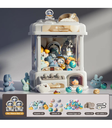 [867CZ3] Machine à griffes télécommandée, machine de jeu de poupée à clip, jouet de poupée