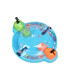 [Bleu] Nouveau jeu de Table d\'alimentation de haricots de grenouille hippopotame multi-joueur j