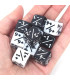 [10pcs] Compteur de dés 5 positions 5 négatifs, 10 pièces, utilisé pour les jeux de Table, dés 