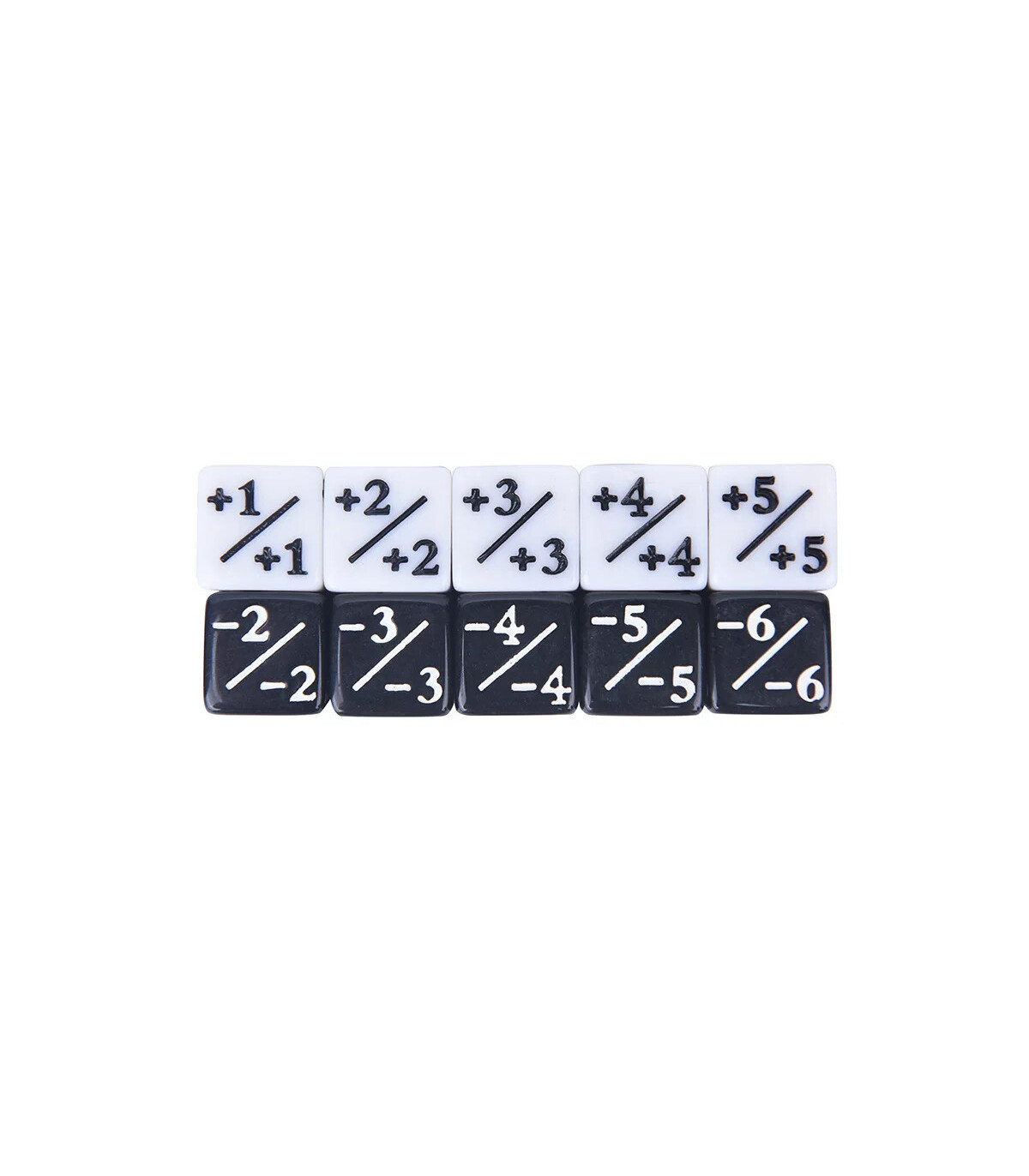 [10pcs] Compteur de dés 5 positions 5 négatifs, 10 pièces, utilisé pour les jeux de Table, dés 