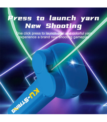 [Green] Jouet de lanceur de corde de propulseur de corde d\'hélice électrique amusant sans batte