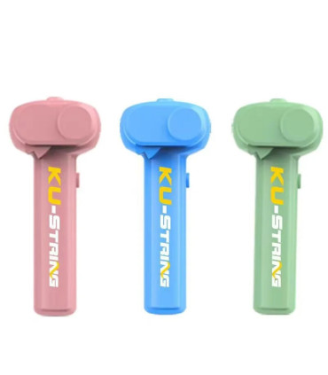 [Green] Jouet de lanceur de corde de propulseur de corde d\'hélice électrique amusant sans batte