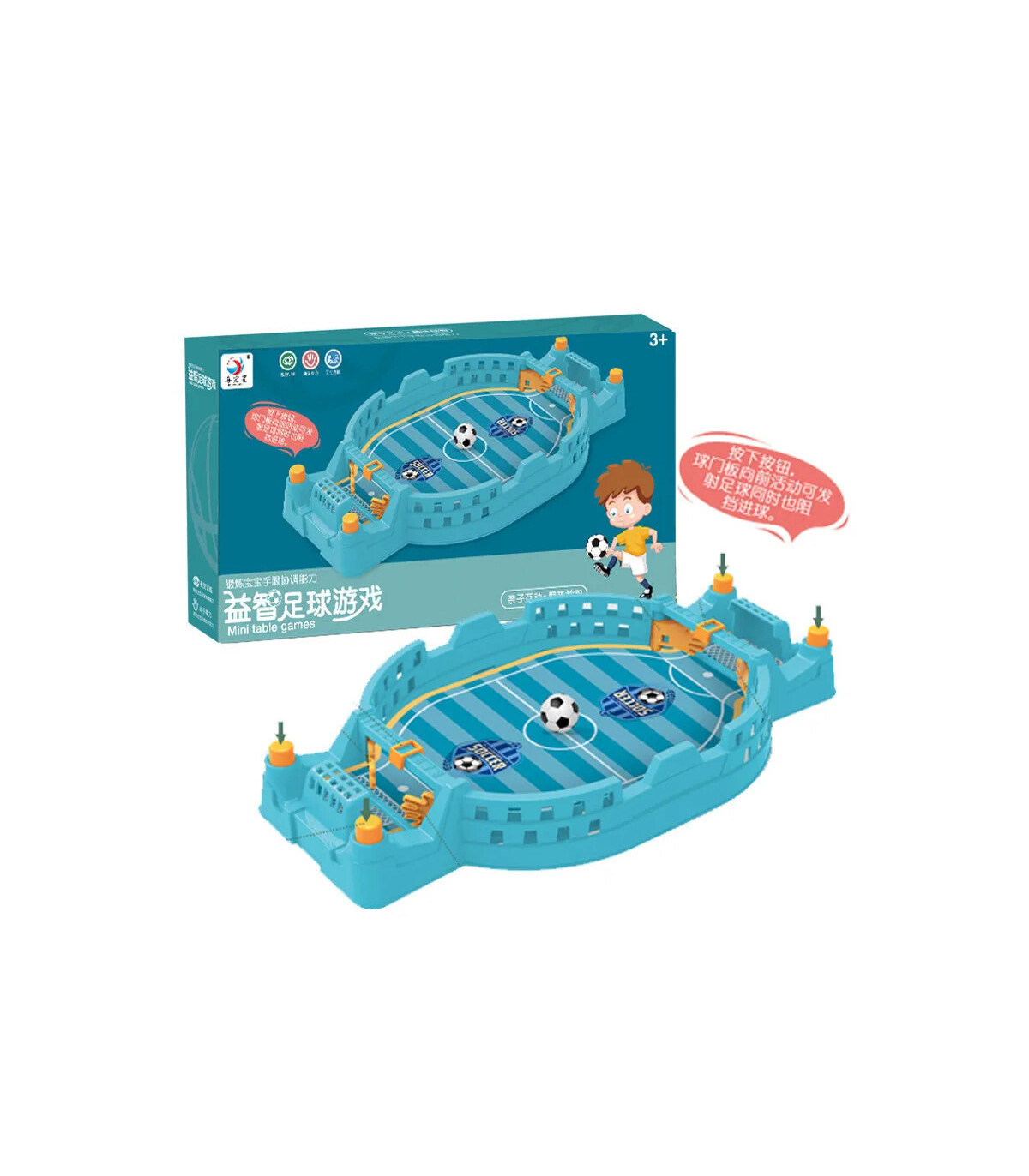 [Blue] Jeux de Football, jouets de Table, Pinball de Football pour salle de jeux intérieure, de