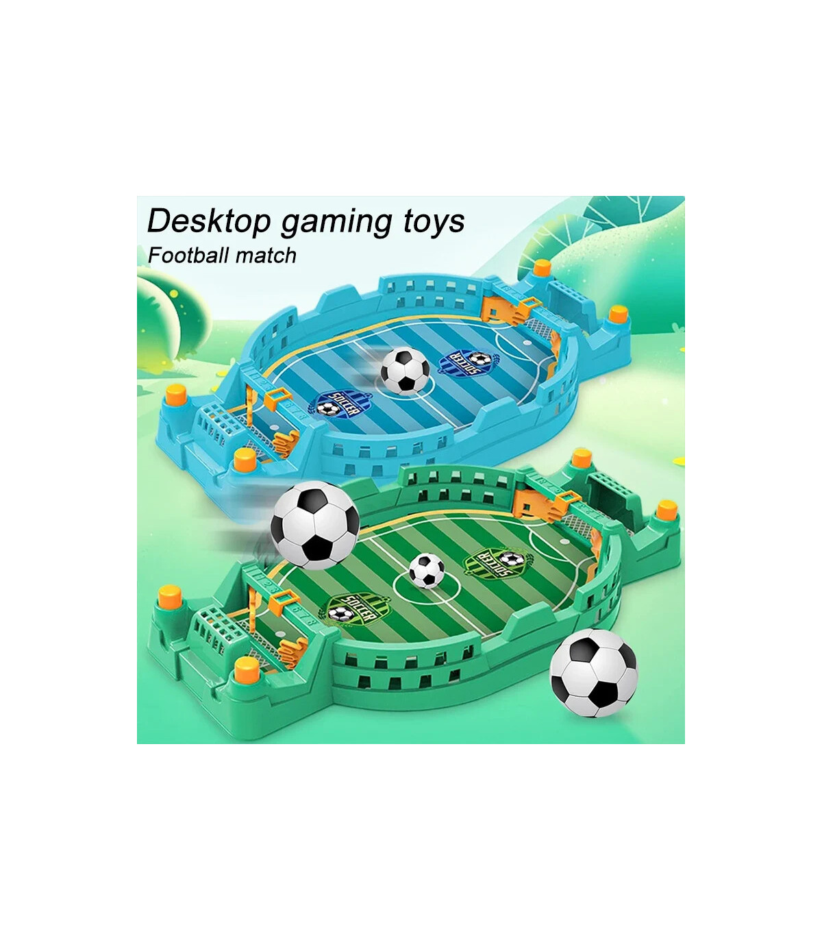 [Blue] Jeux de Football, jouets de Table, Pinball de Football pour salle de jeux intérieure, de