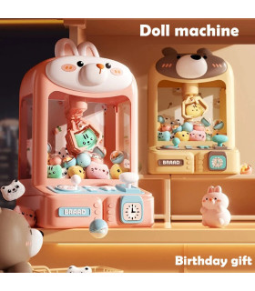 [Bear 10 Dolls] Mini jouets Machine à griffes jouets pour enfants jeu à commande automatique Ma
