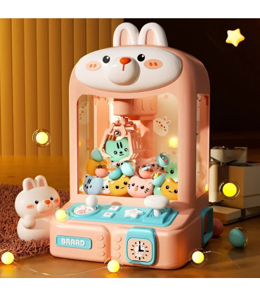 [Bear 10 Dolls] Mini jouets Machine à griffes jouets pour enfants jeu à commande automatique Ma