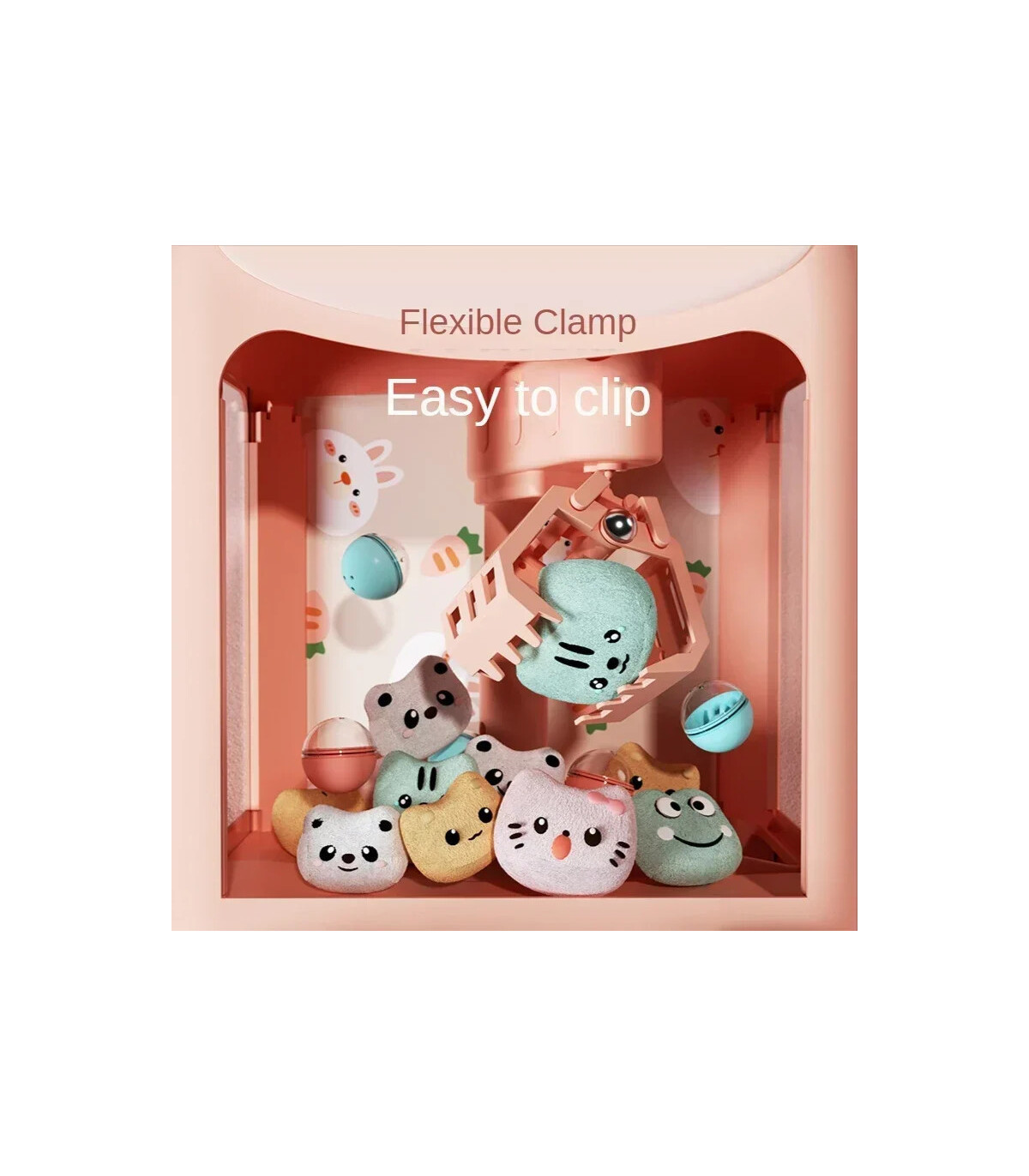 [Bear 10 Dolls] Mini jouets Machine à griffes jouets pour enfants jeu à commande automatique Ma