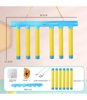 [Blue Crossbar] Jeu de bâtons de chute de défi amusant, pour l\'entraînement, capacité de réacti