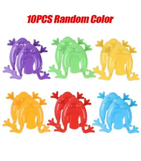 [10pcs] 10-50 pièces drôle saut grenouille enfants rebond Fidget jouet garçon fille fête d\'anni