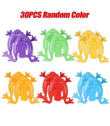 [30pcs] 10-50 pièces drôle saut grenouille enfants rebond Fidget jouet garçon fille fête d\'anni