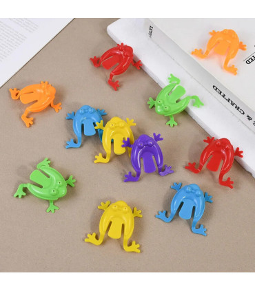 [30pcs] 10-50 pièces drôle saut grenouille enfants rebond Fidget jouet garçon fille fête d\'anni