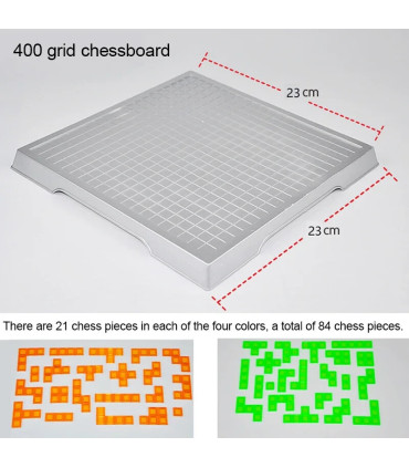 [2 Player] Puzzle intellectuel pour enfants, planche de stratégie, jouets éducatifs, jeu de car