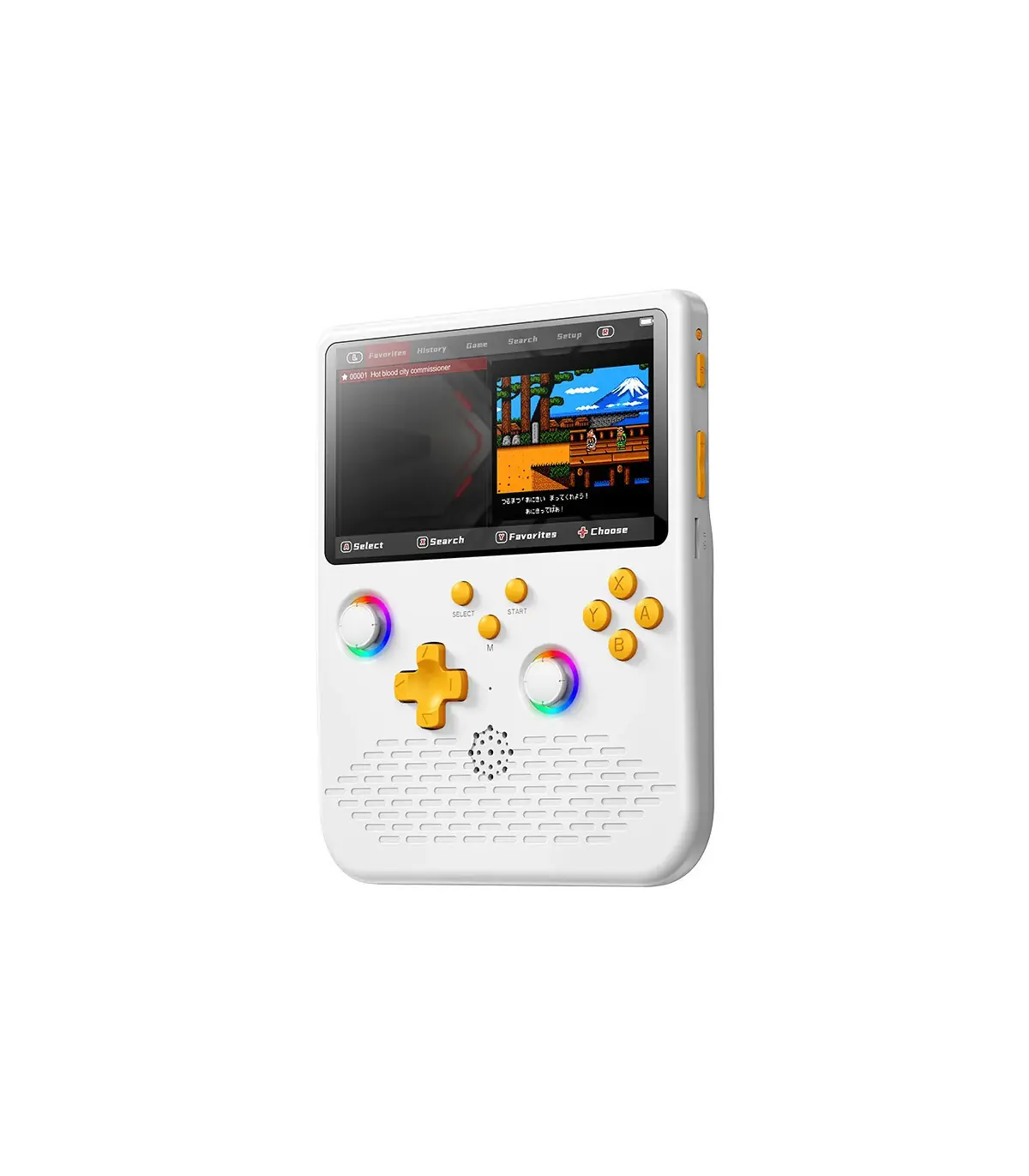 [Blackish purple] Console de jeu rétro portable H5, lecteur de jeu portable, écran de 5 pouces,