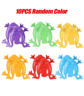 [10pcs] 10-50 pièces drôle saut grenouille enfants rebond Fidget jouet garçon fille fête d\'anni