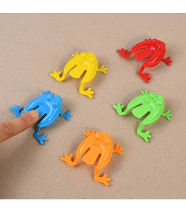 [20pcs] 10-50 pièces drôle saut grenouille enfants rebond Fidget jouet garçon fille fête d\'anni