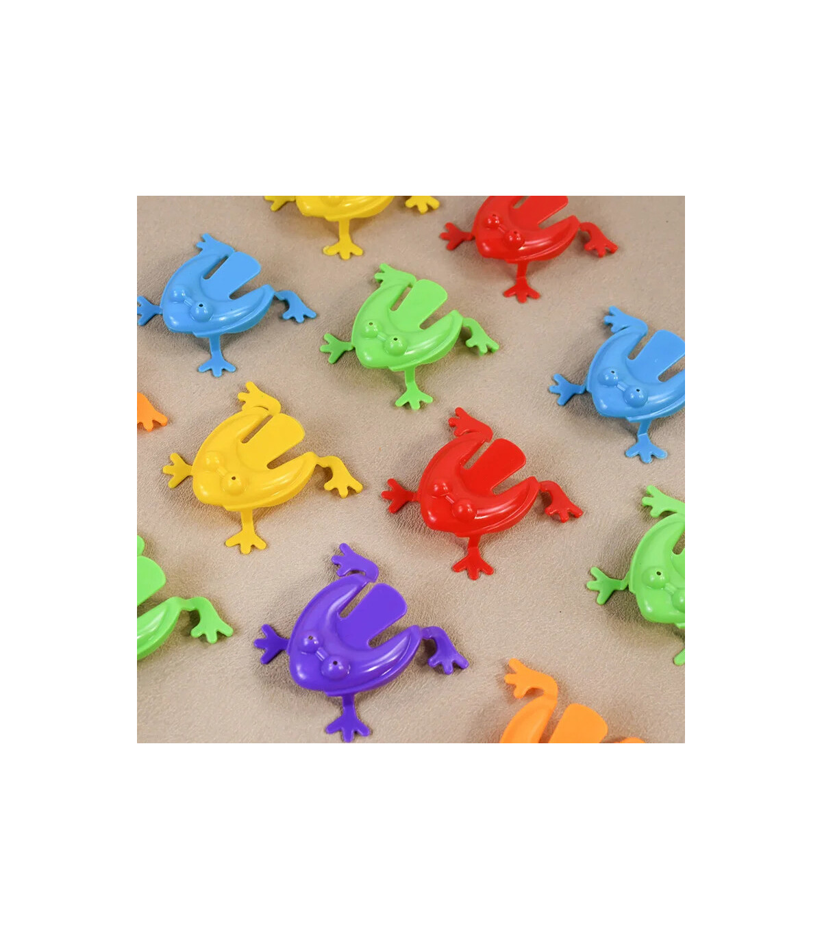 [40pcs] 10-50 pièces drôle saut grenouille enfants rebond Fidget jouet garçon fille fête d\'anni
