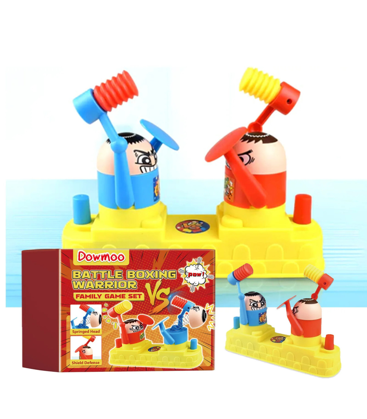 [Small] Combat boxe guerrier famille jeu ensemble Parent enfant amusant interactif bureau Puzzl