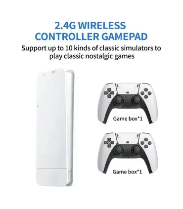 [M15 64G 40000games] 64G Game Stick M15 4K Console de jeu vidéo TV manettes sans fil jeu vidéo 