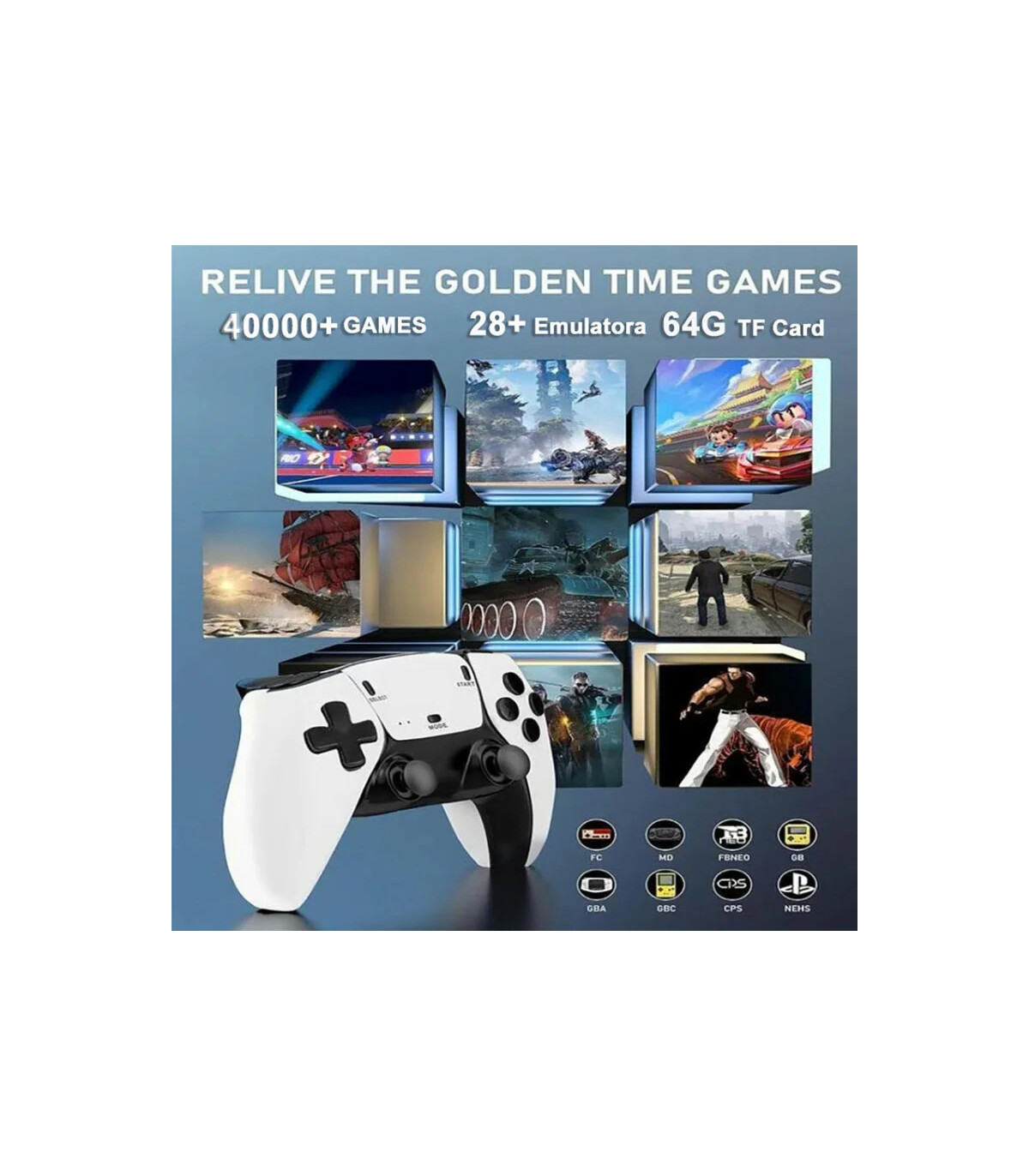 [M15 64G 40000games] 64G Game Stick M15 4K Console de jeu vidéo TV manettes sans fil jeu vidéo 