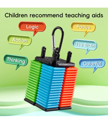 [Multicolore] Jeu de Puzzle Gomoku Portable pour enfants, jeu de société de table en plein air 