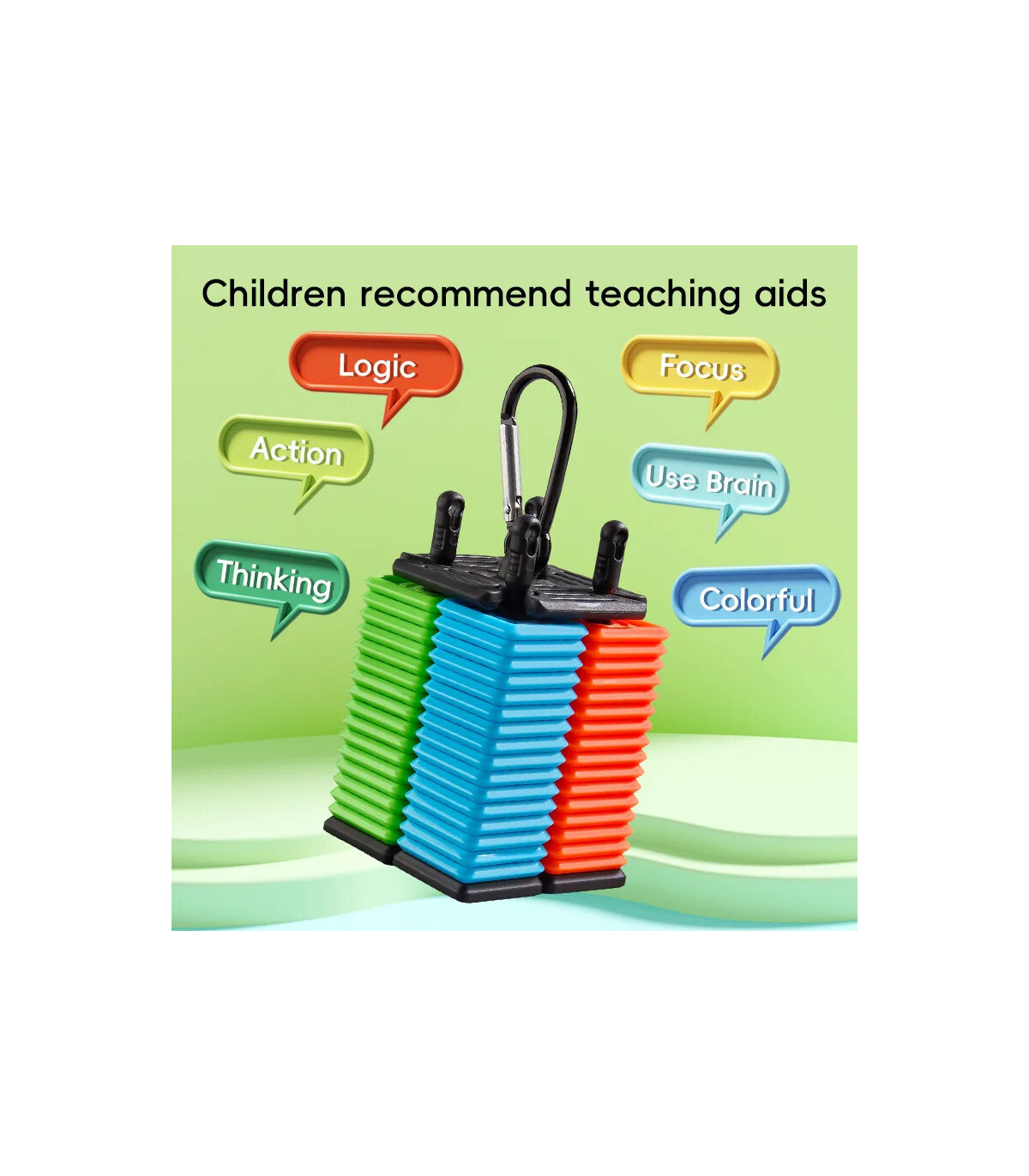 [Multicolore] Jeu de Puzzle Gomoku Portable pour enfants, jeu de société de table en plein air 