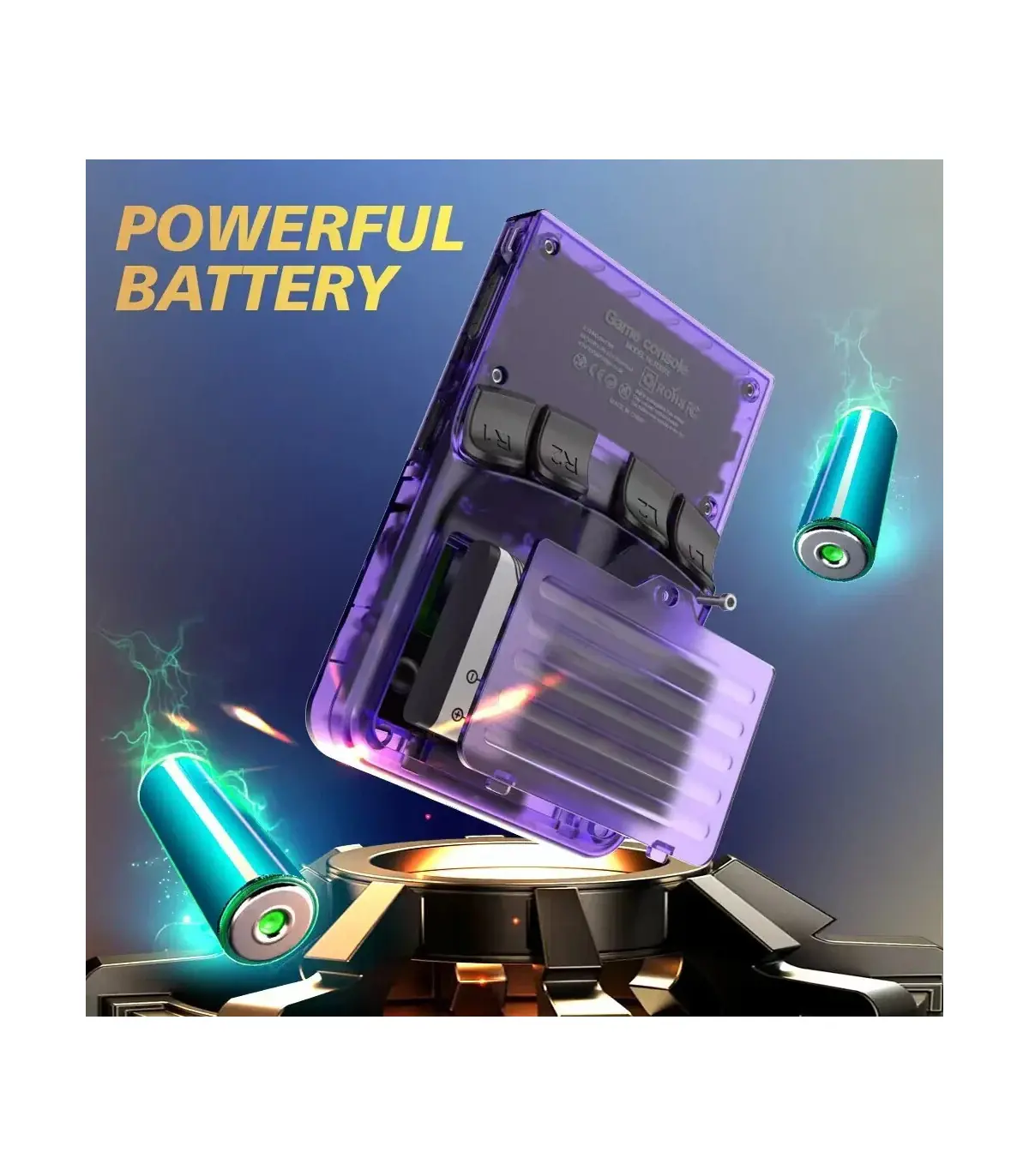 [R36XX Blue 256G] R36S mis à jour R36XX rétro Console de jeu Portable Linux ARKOS 3.5 pouces IP