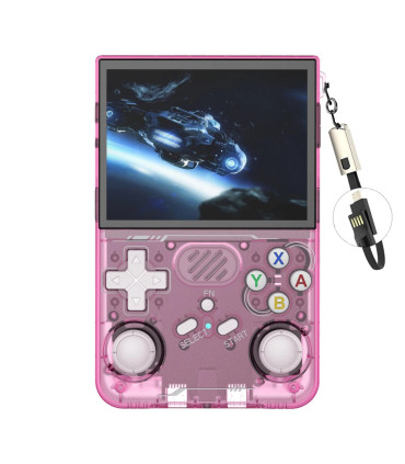 [R36XX Pink 256G] R36S mis à jour R36XX rétro Console de jeu Portable Linux ARKOS 3.5 pouces IP