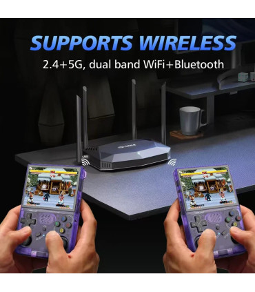 [R36XX Purple 256G] R36S mis à jour R36XX rétro Console de jeu Portable Linux ARKOS 3.5 pouces 