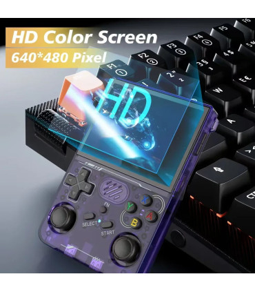 [R36XX Green 128G] R36S mis à jour R36XX rétro Console de jeu Portable Linux ARKOS 3.5 pouces I