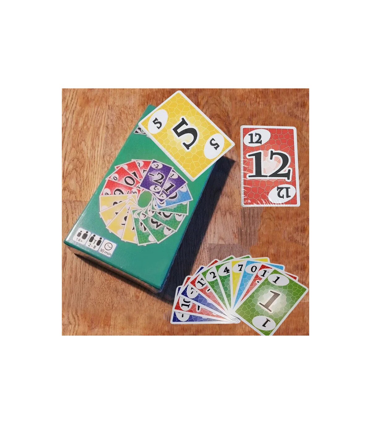 [1 Box] Jeux de cartes Fête des tables pour toute la famille Deck Box Wit Jeux de collectif soc