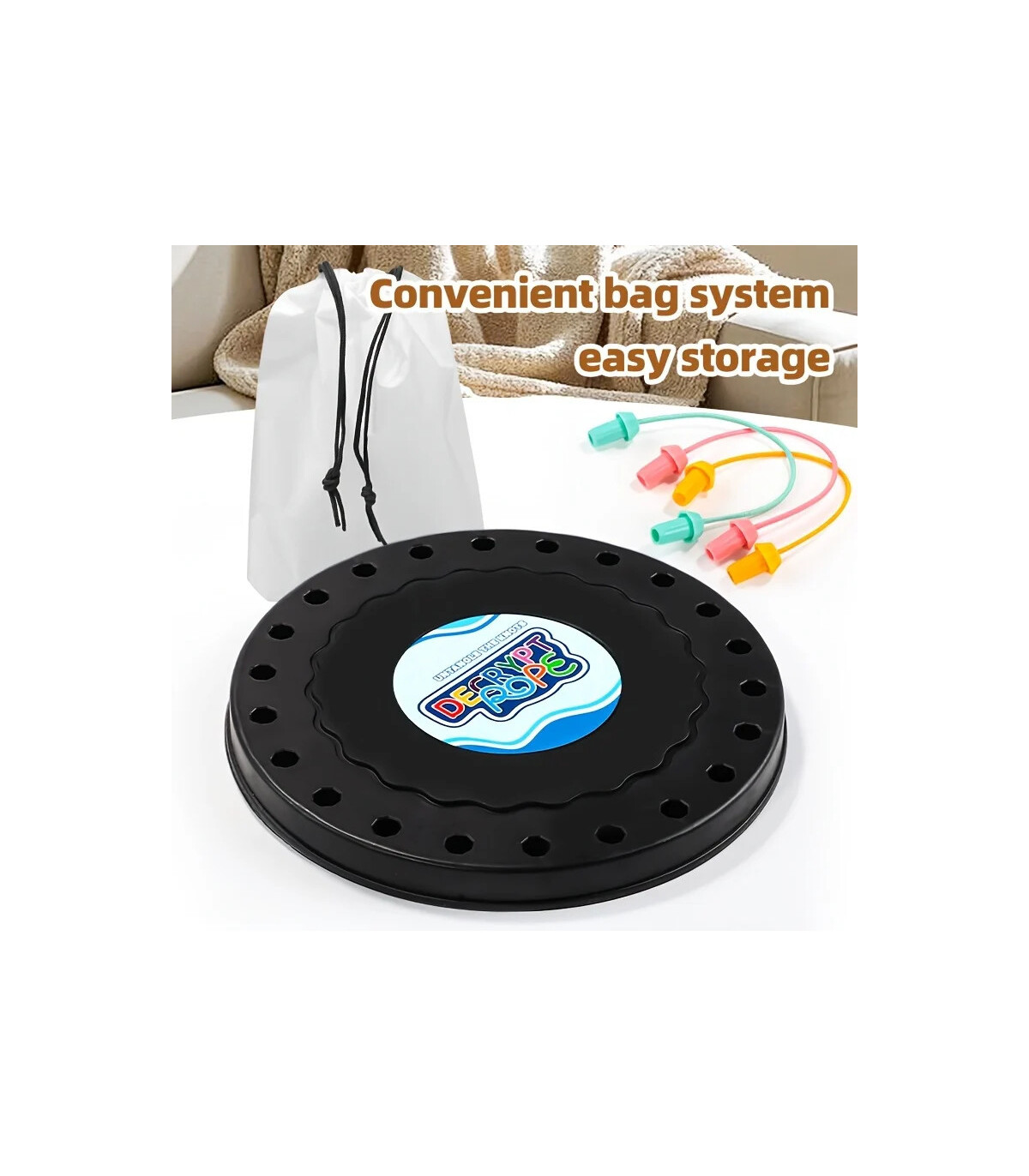 [L] Défi enchevêtrement de corde 1 pièce, jouet éducatif, amélioration de la logique et du conc