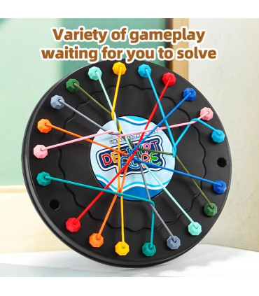 [L] Défi enchevêtrement de corde 1 pièce, jouet éducatif, amélioration de la logique et du conc