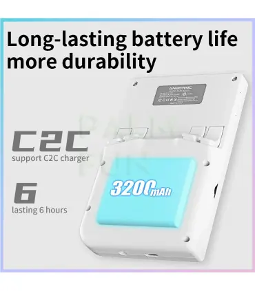 [T Black 64G 128G] Console de jeu portable rétro RG40XXV, écran 4.0 pouces 640x480, système Lin