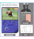 Blue console jeu RG40XXV 128GB vue d'ensemble