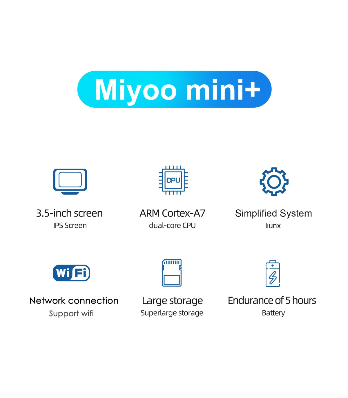 [Retro Grey 64G(15K Games)] MIYOO-Console de jeu portable Mini Plus, console de jeu rétro, V2, 