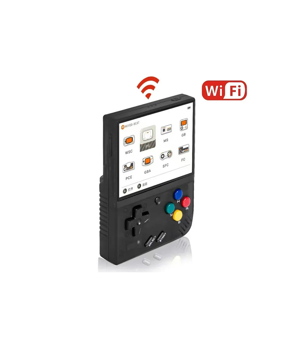 [Crystal Black 64G(15K Games)] MIYOO-Console de jeu portable Mini Plus, console de jeu rétro, V