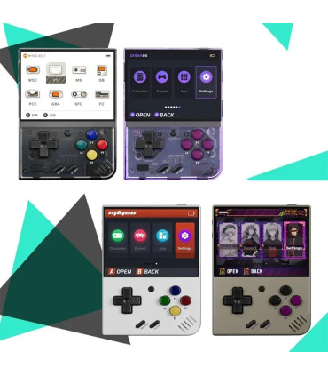 [Crystal Black 128G(25K Games)] MIYOO-Console de jeu portable Mini Plus, console de jeu rétro, 