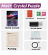 [Crystal Purple No Card(0 Games)] MIYOO-Console de jeu portable Mini Plus, console de jeu rétro